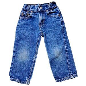 Vintage 70s/80s Levis Size 1 Kids Jeans Blue Denim 100% Cotton Made In USA
